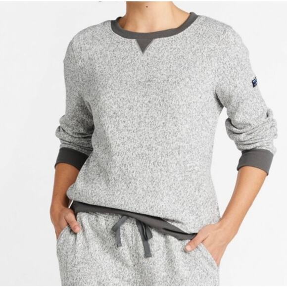 L.L Bean Womens Lightweight Sweater Fleece Top Gray Small - Picture 1 of 10